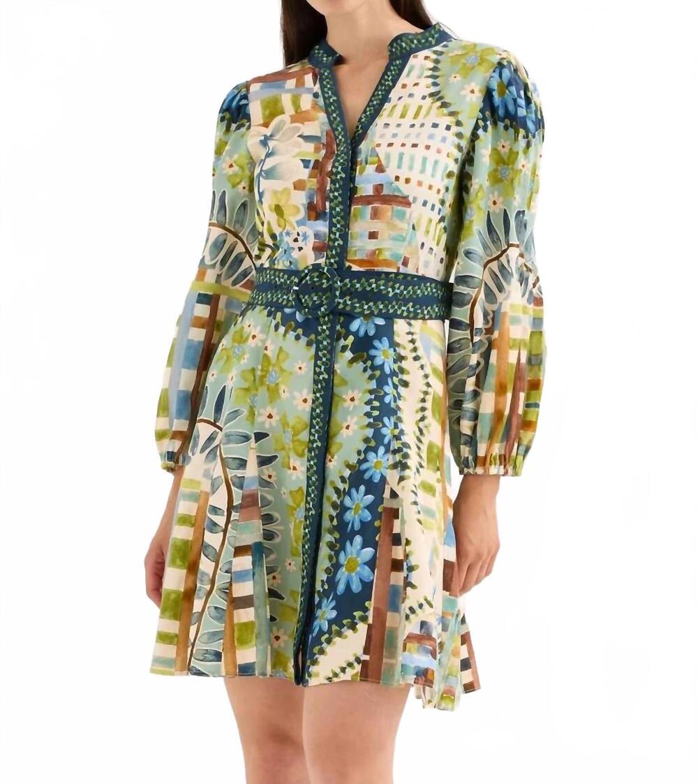 NEW ALIVIA alice dress in mosaic meadow